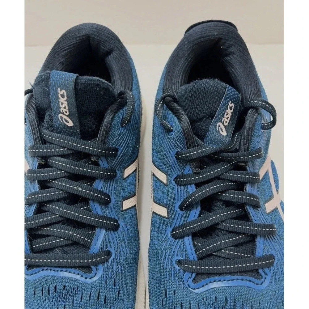 ASICS Gel-Nimbus 24 Running Shoes French Blue Barely Rose Women's 8